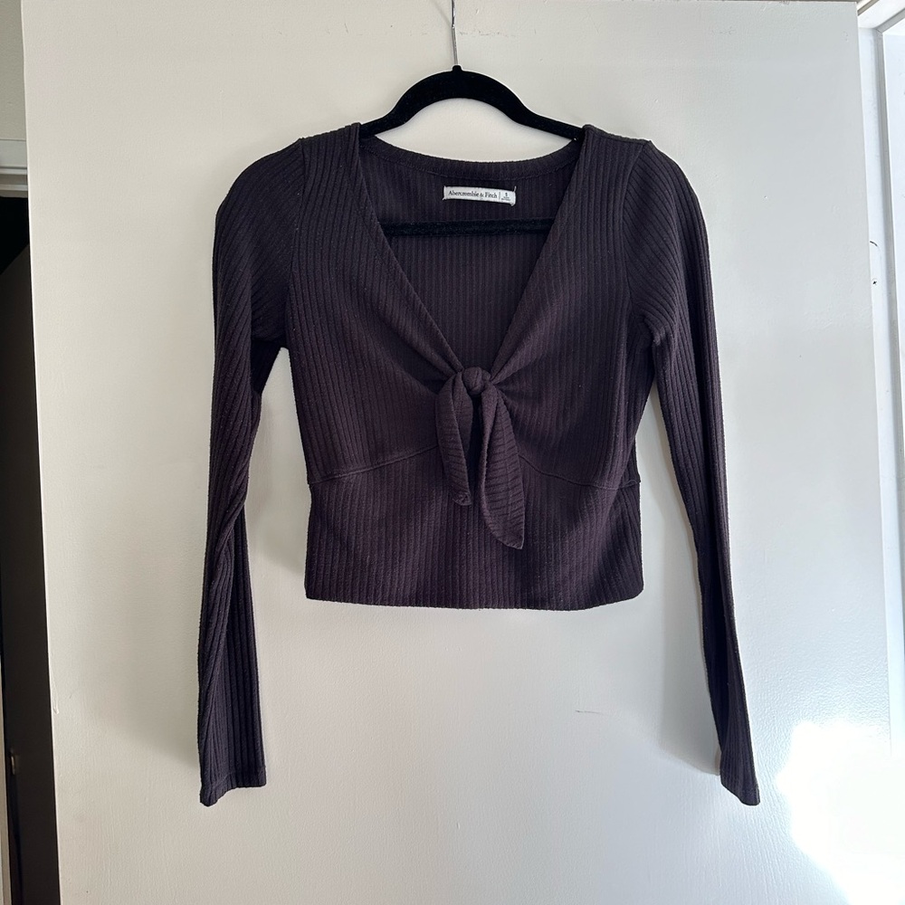 Abercrombie & Fitch Tie Sweater